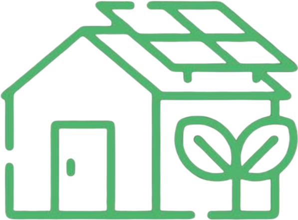 Eco-house icon